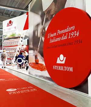 grafica pubblicitaria stand cibus